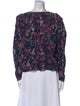 Isabel Marant Silk Floral Print Blouse