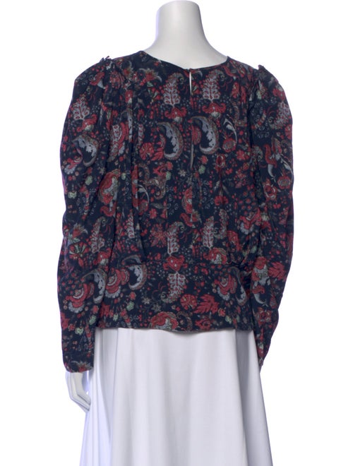 Isabel Marant Silk Floral Print Blouse