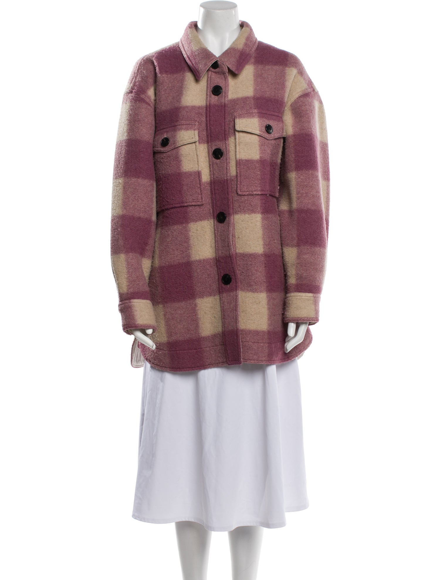 Isabel Marant Plaid Print Jacket