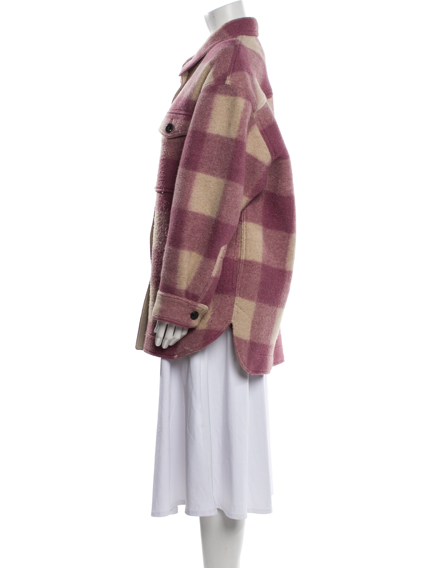 Isabel Marant Plaid Print Jacket