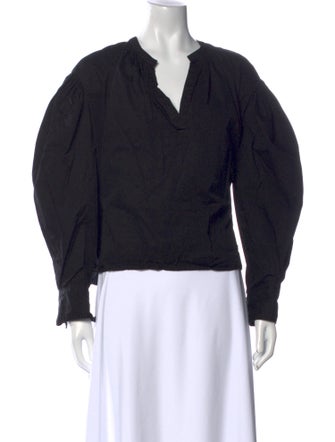 Isabel Marant V-Neck Long Sleeve Sweatshirt