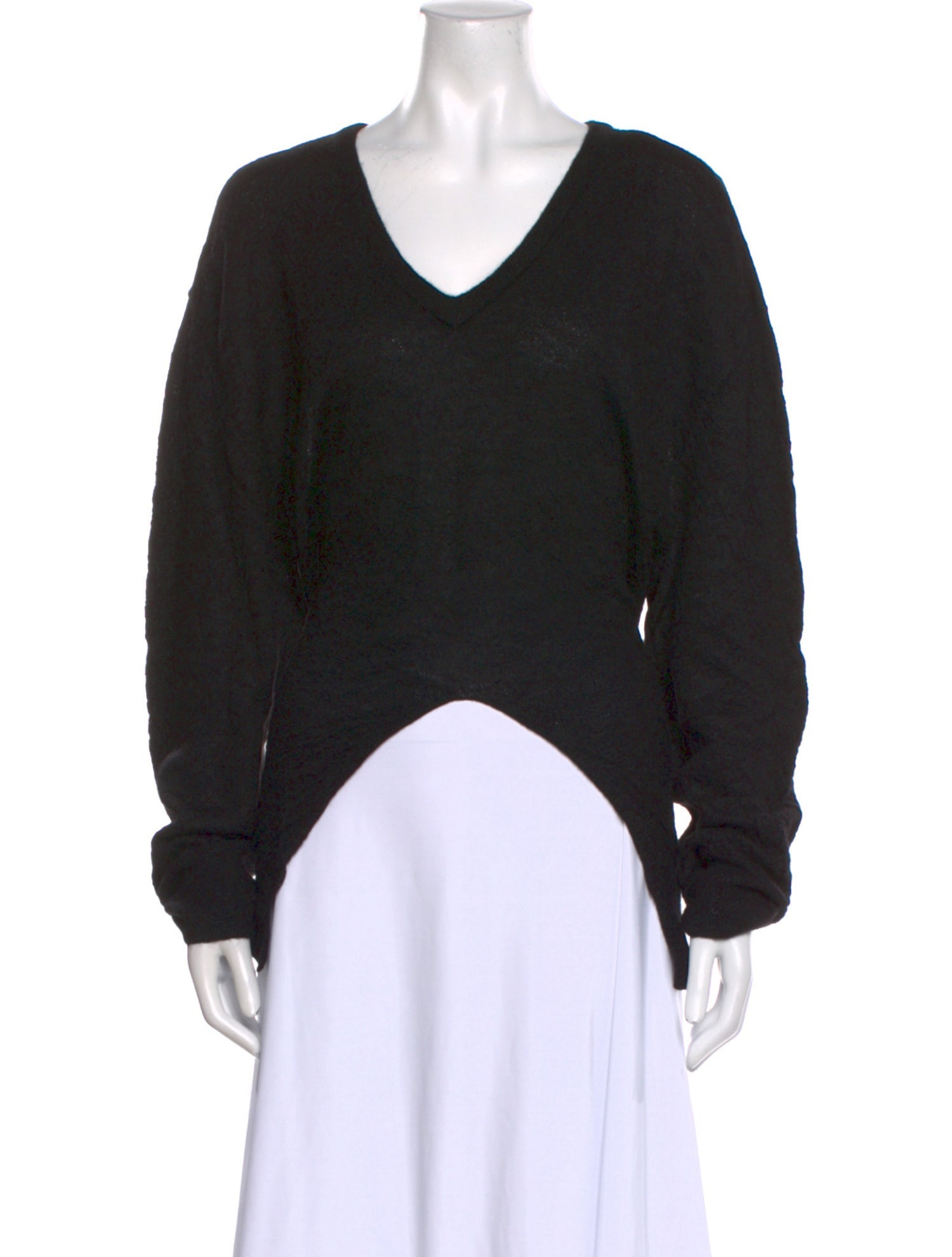 Isabel Marant Baby Alpaca V-Neck Sweatshirt