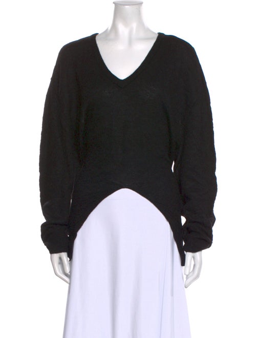 Isabel Marant Baby Alpaca V-Neck Sweatshirt