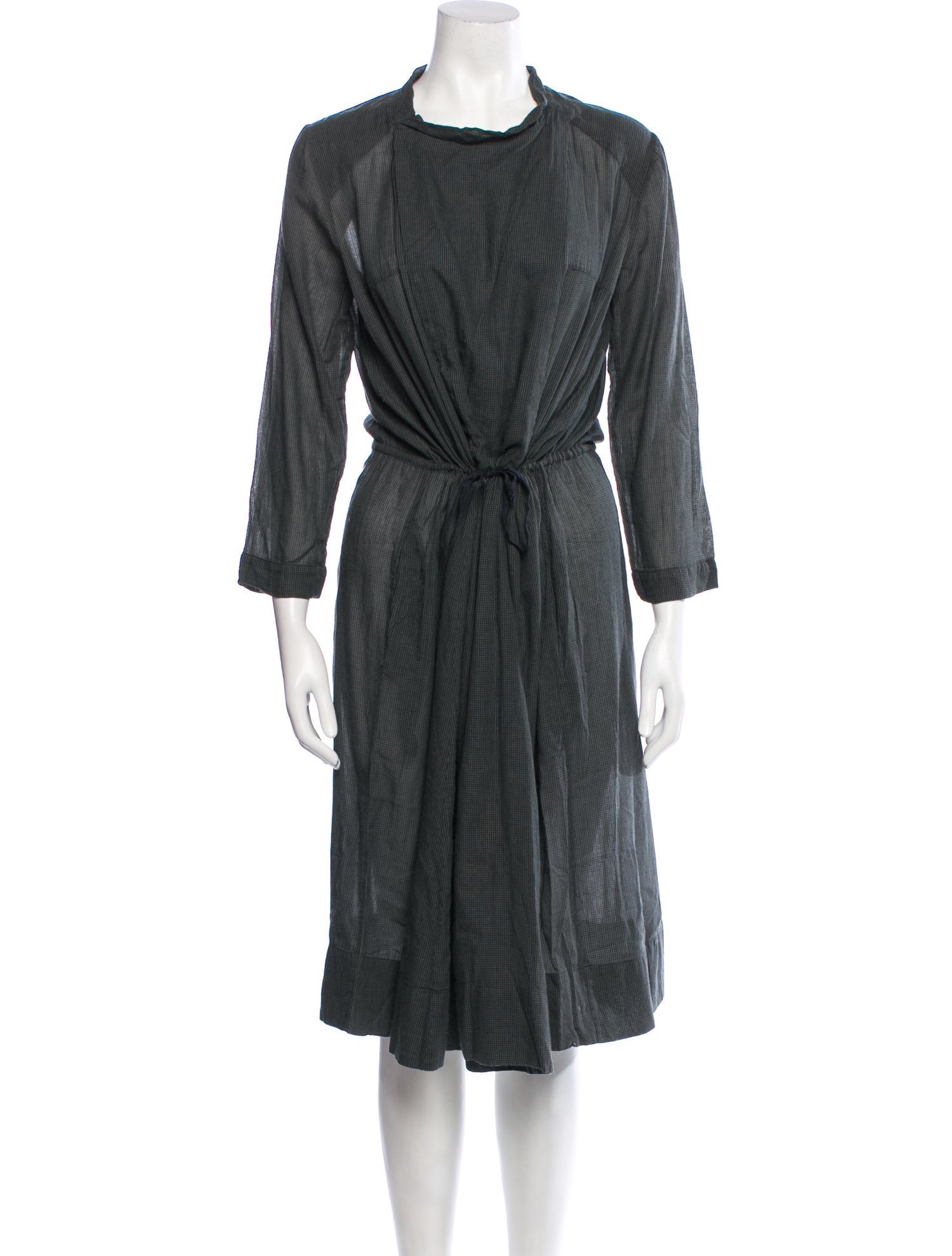 Isabel Marant Mock Neck Midi Length Dress