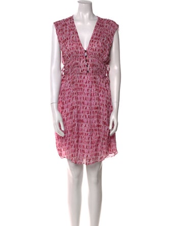 Isabel Marant Printed Knee-Length Dress