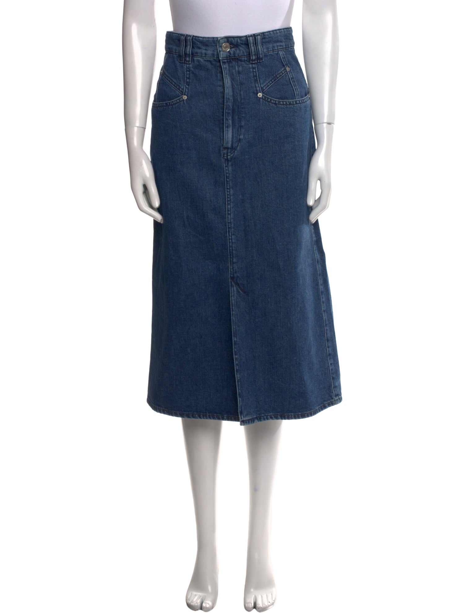 Isabel Marant Faux Fur Trim Midi Length Skirt w/ Tags