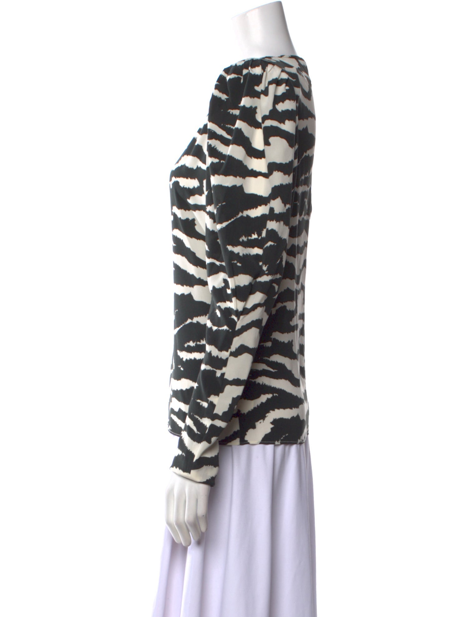 Isabel Marant Silk Animal Print Sweatshirt