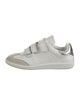 Isabel Marant Leather Colorblock Pattern Sneakers
