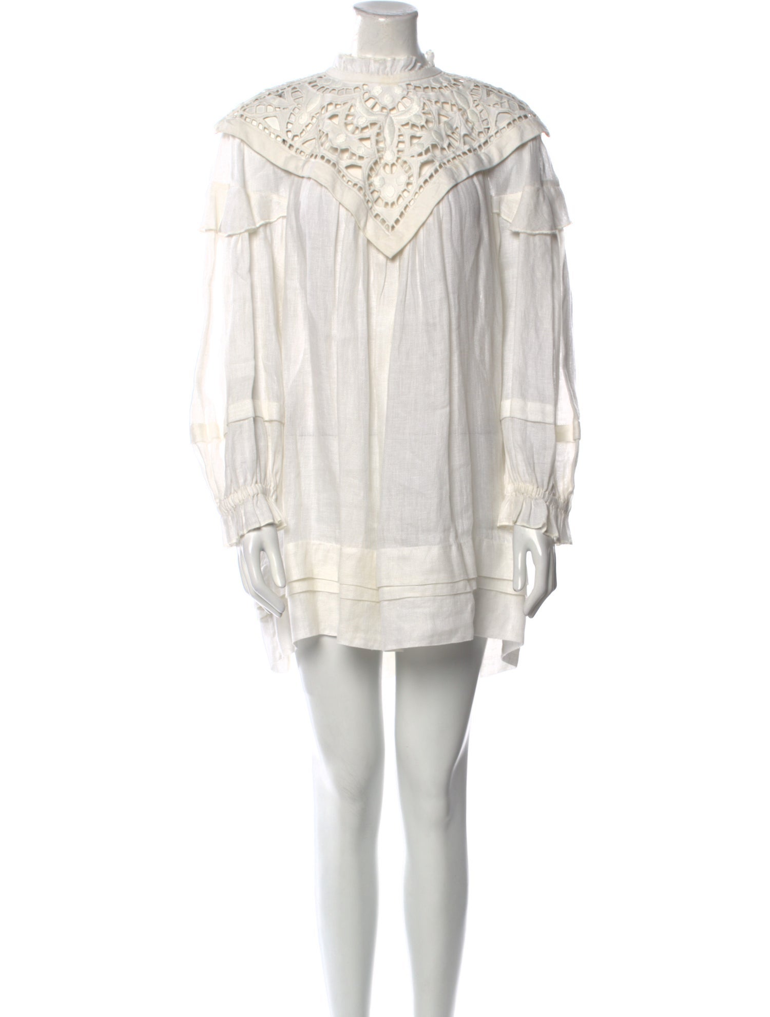 Isabel Marant Mock Neck Mini Dress