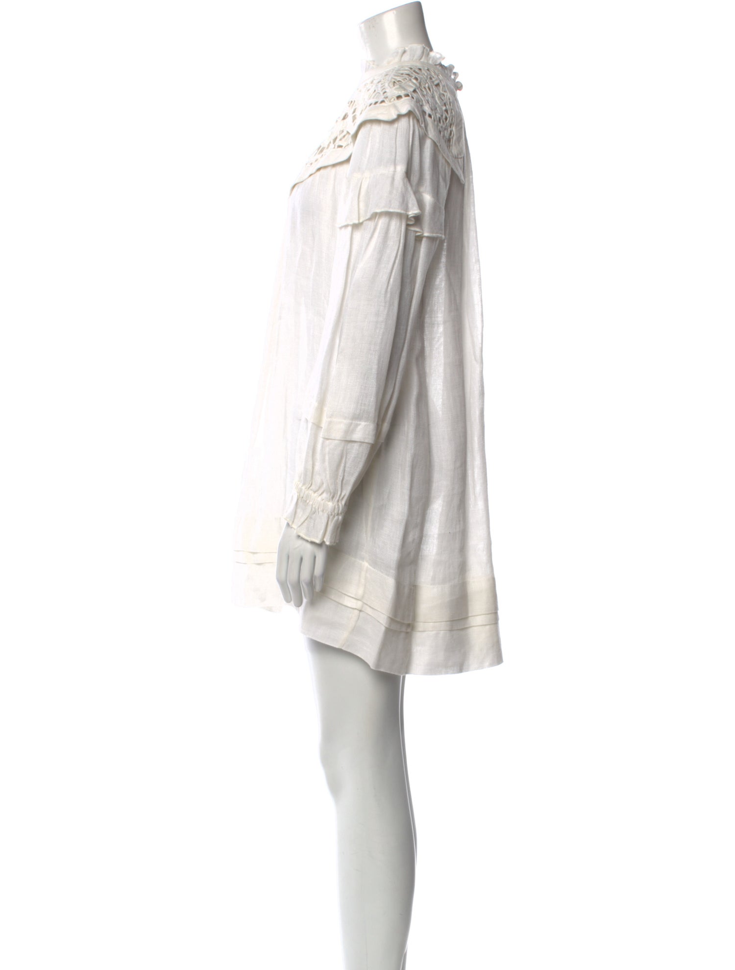 Isabel Marant Mock Neck Mini Dress