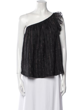Isabel Marant One-Shoulder Sleeveless Blouse
