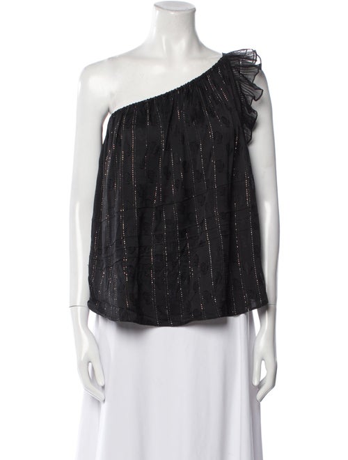 Isabel Marant One-Shoulder Sleeveless Blouse