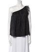 Isabel Marant One-Shoulder Sleeveless Blouse
