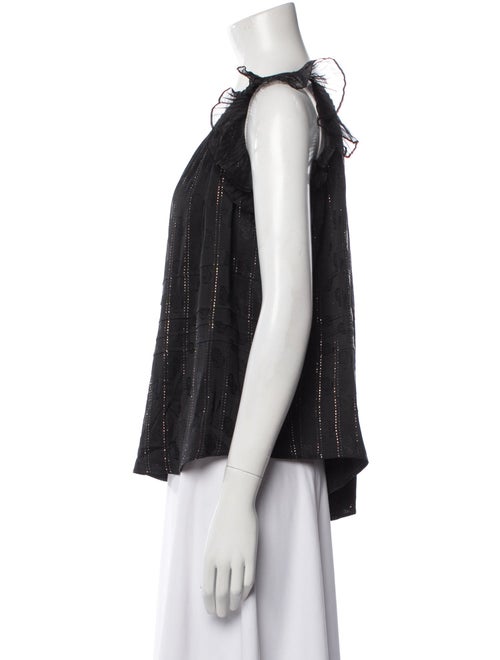 Isabel Marant One-Shoulder Sleeveless Blouse