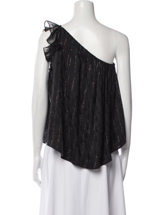 Isabel Marant One-Shoulder Sleeveless Blouse