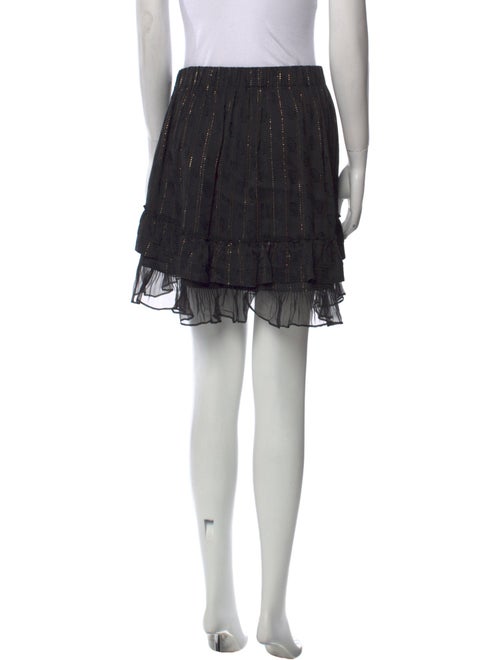 Isabel Marant Mesh Accents Mini Skirt