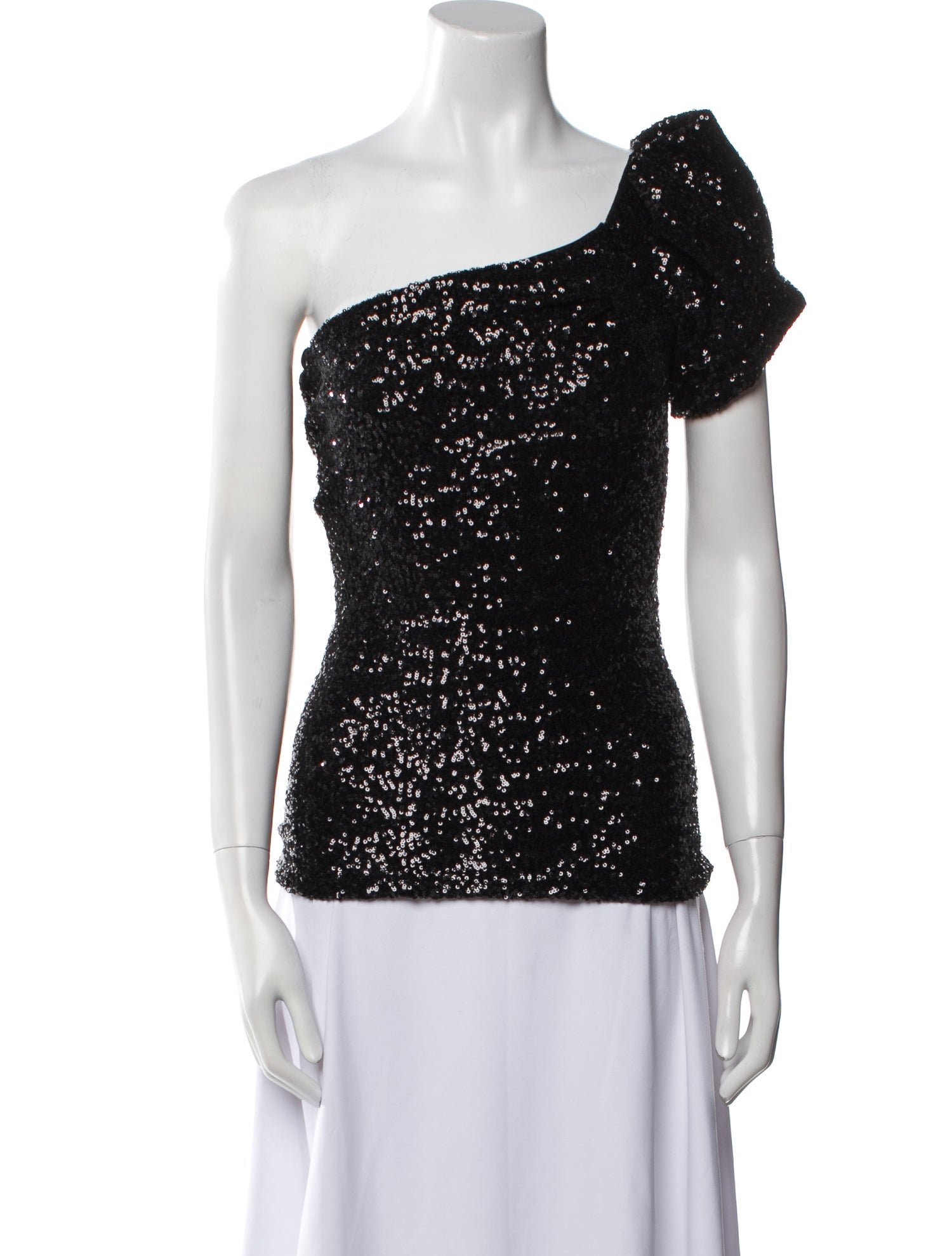 Isabel Marant One-Shoulder Short Sleeve Top