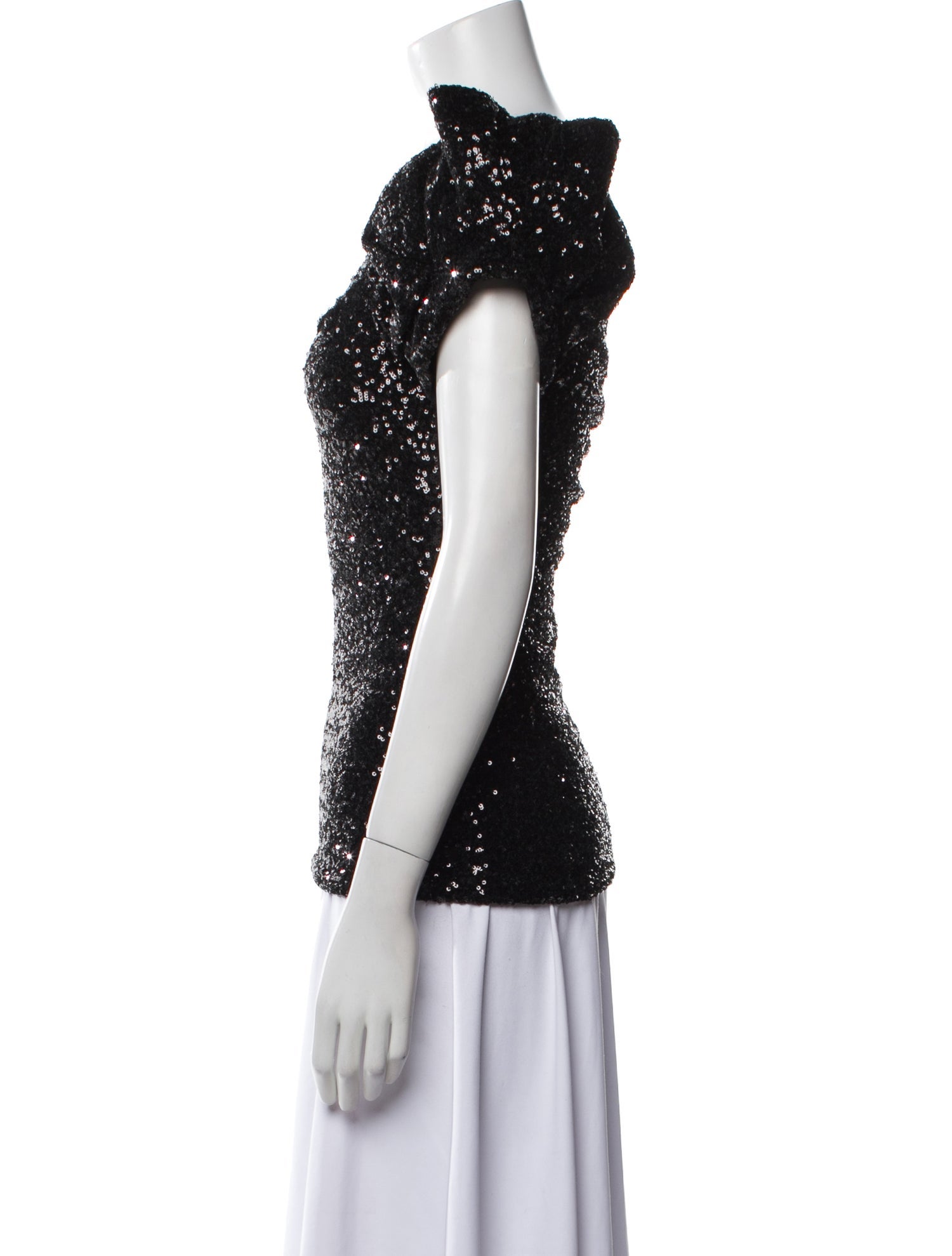 Isabel Marant One-Shoulder Short Sleeve Top