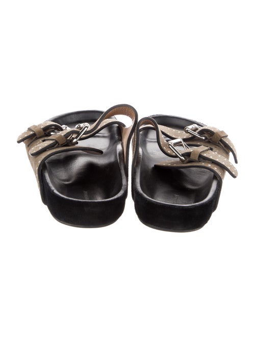 Isabel Marant Suede Studded Accents Slides