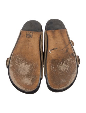 Isabel Marant Suede Studded Accents Slides
