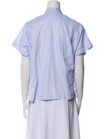 Isabel Marant V-Neck Short Sleeve Crop Top