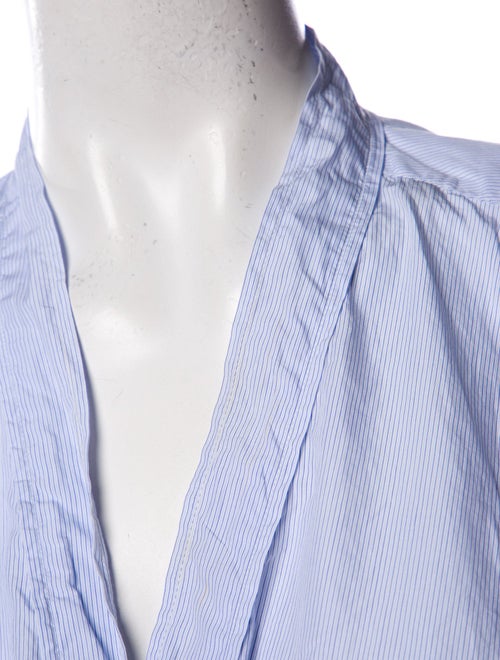 Isabel Marant V-Neck Short Sleeve Crop Top