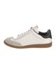 Isabel Marant Leather Colorblock Pattern Sneakers