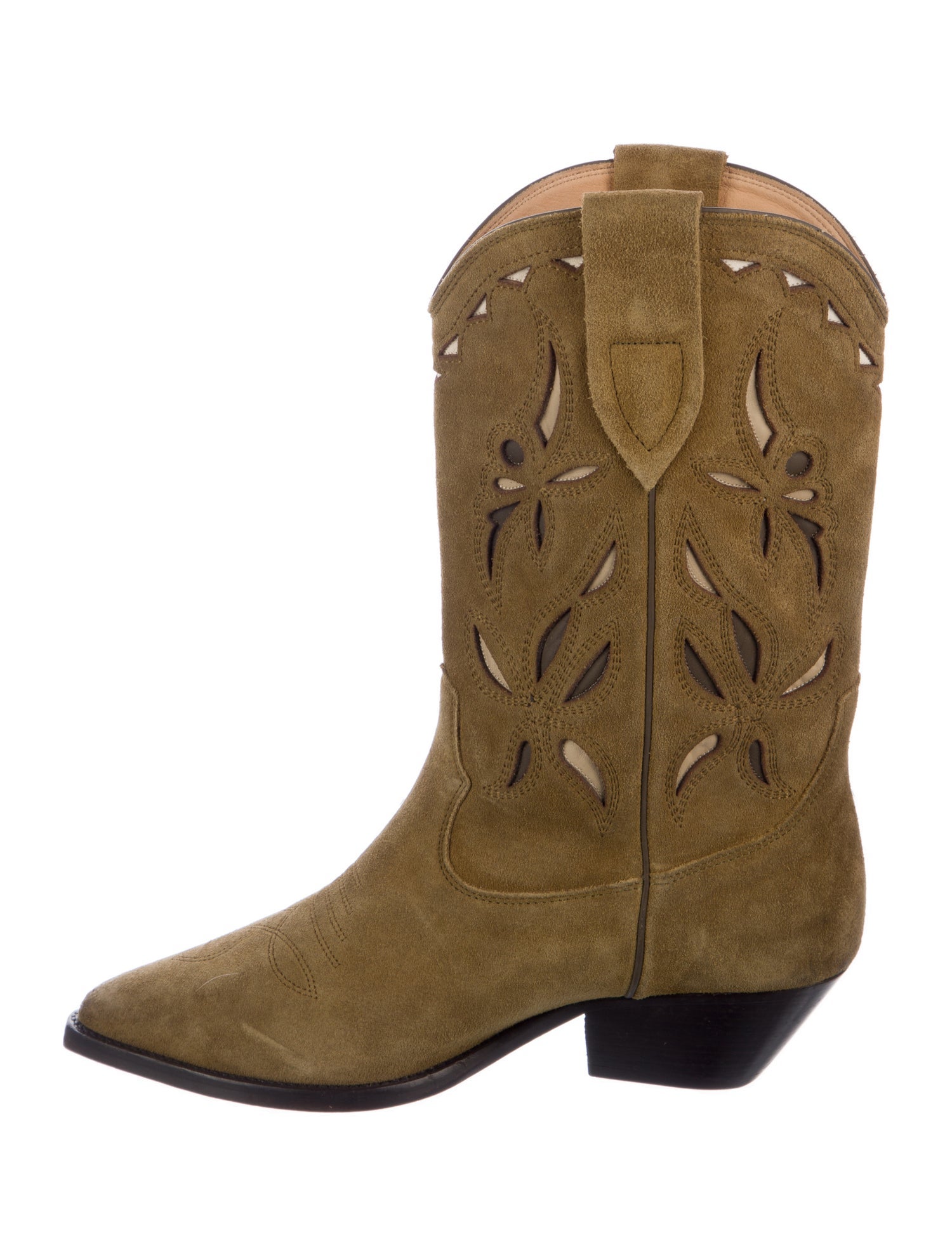Isabel Marant Suede Western Boots
