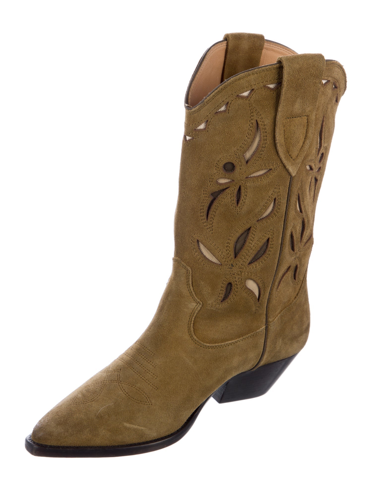 Isabel Marant Suede Western Boots
