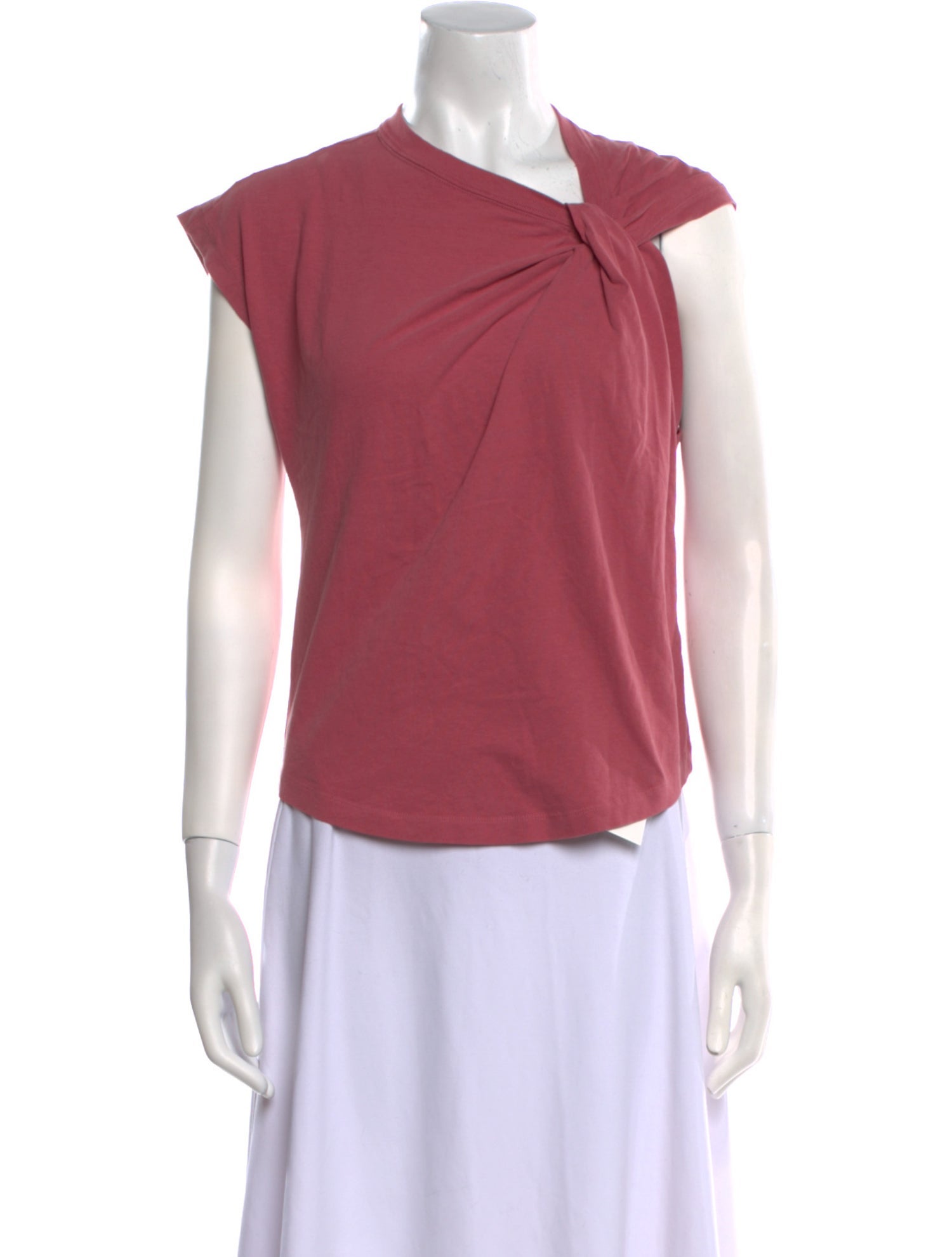 Isabel Marant One-Shoulder Short Sleeve Top