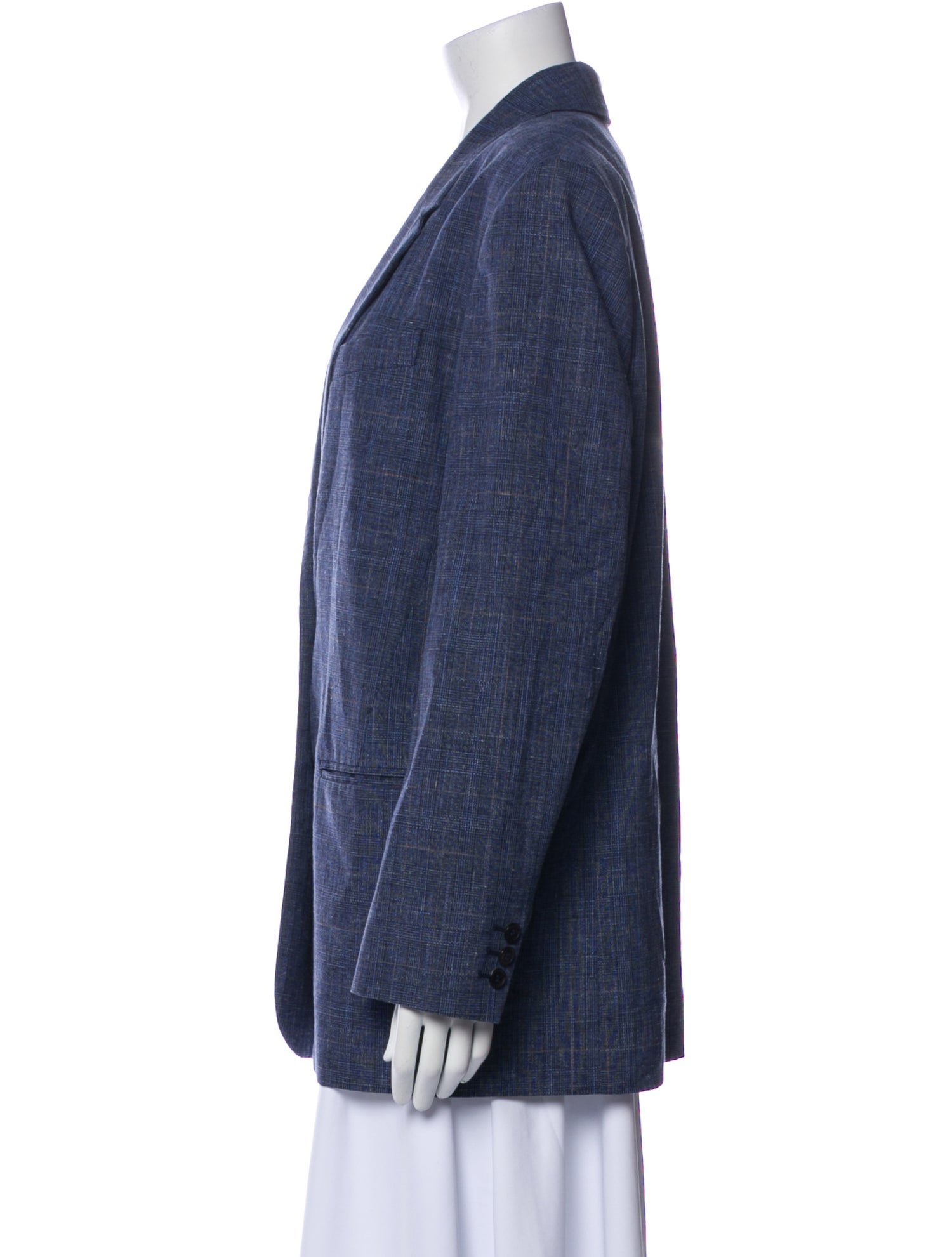 Étoile Isabel Marant Virgin Wool Plaid Print Blazer