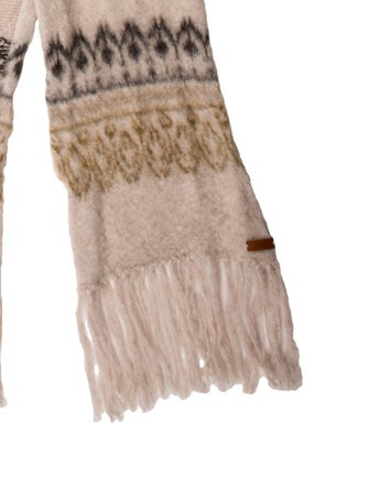 Isabel Marant Checkered Print Wool Scarf