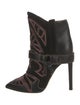 Isabel Marant Suede Printed Moto Boots
