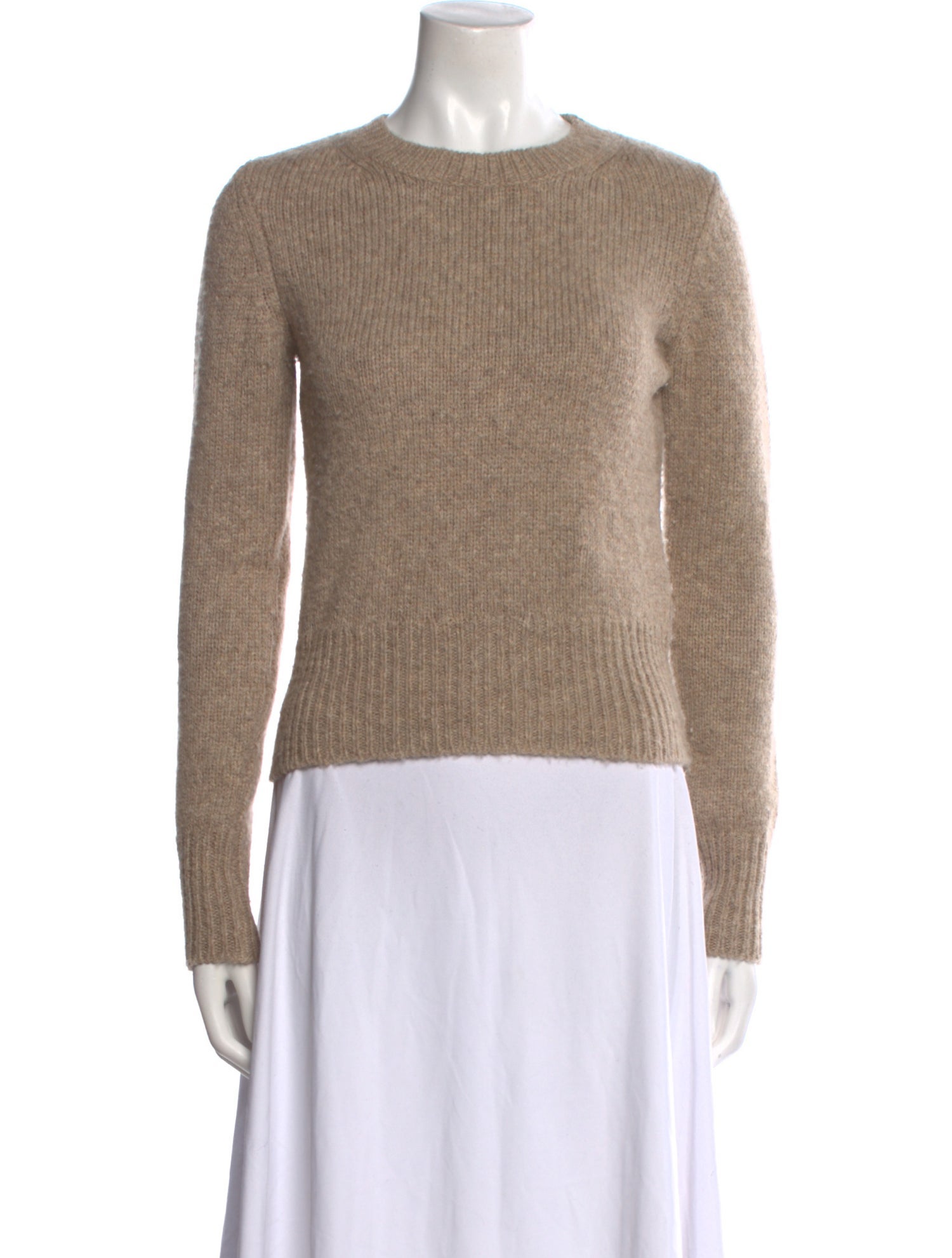 Isabel Marant Baby Alpaca Crew Neck Sweater
