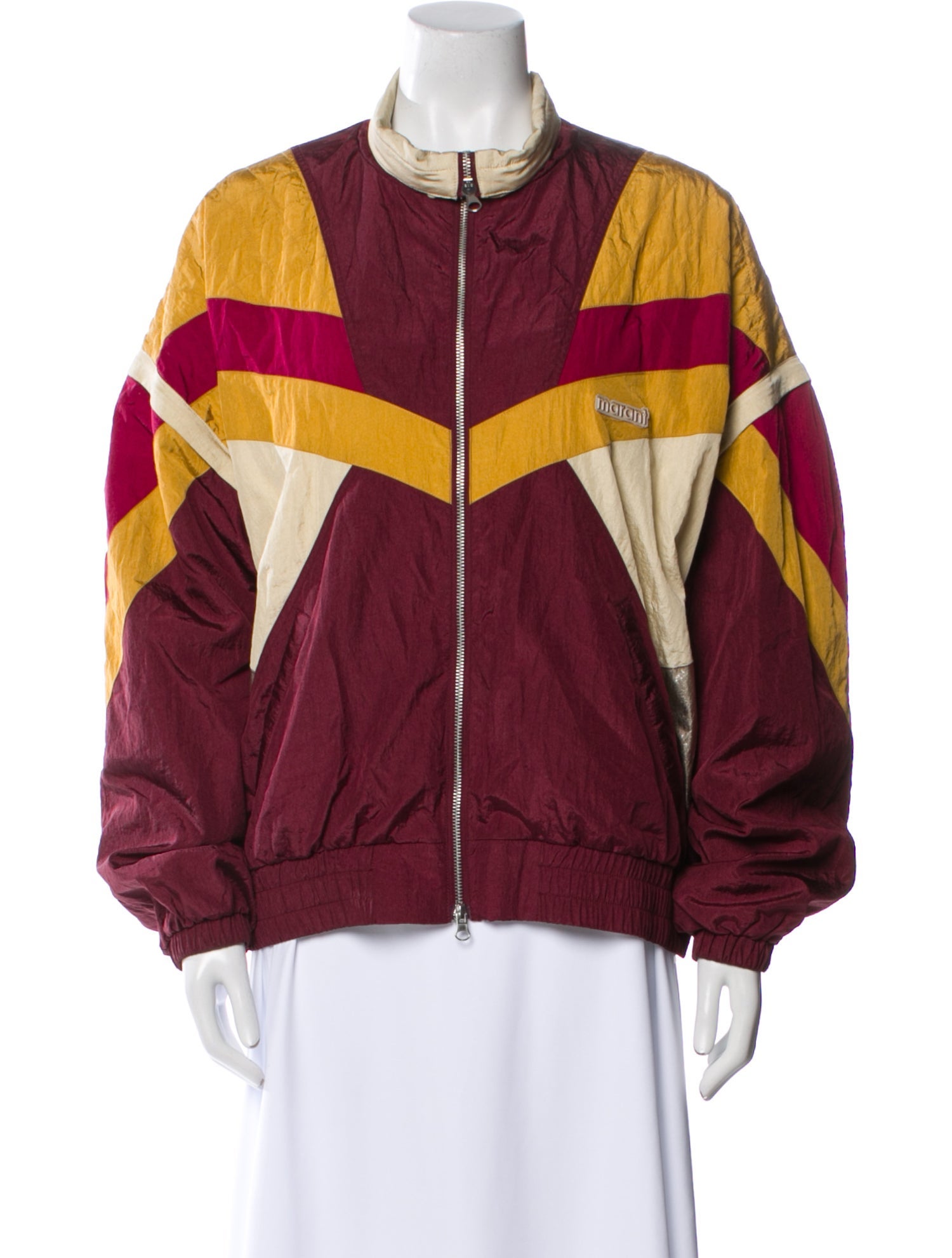 Isabel Marant Striped Bomber Jacket