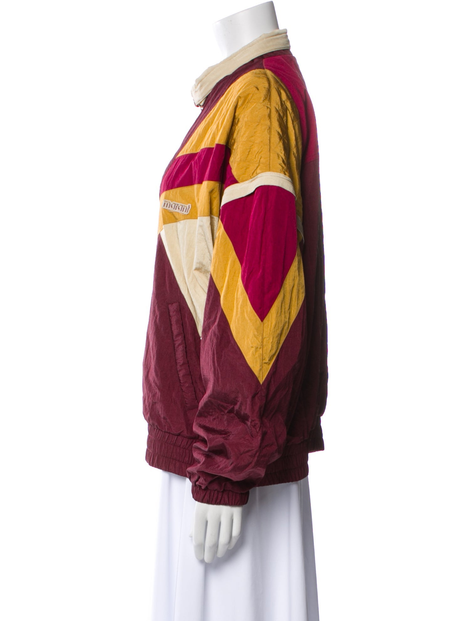 Isabel Marant Striped Bomber Jacket