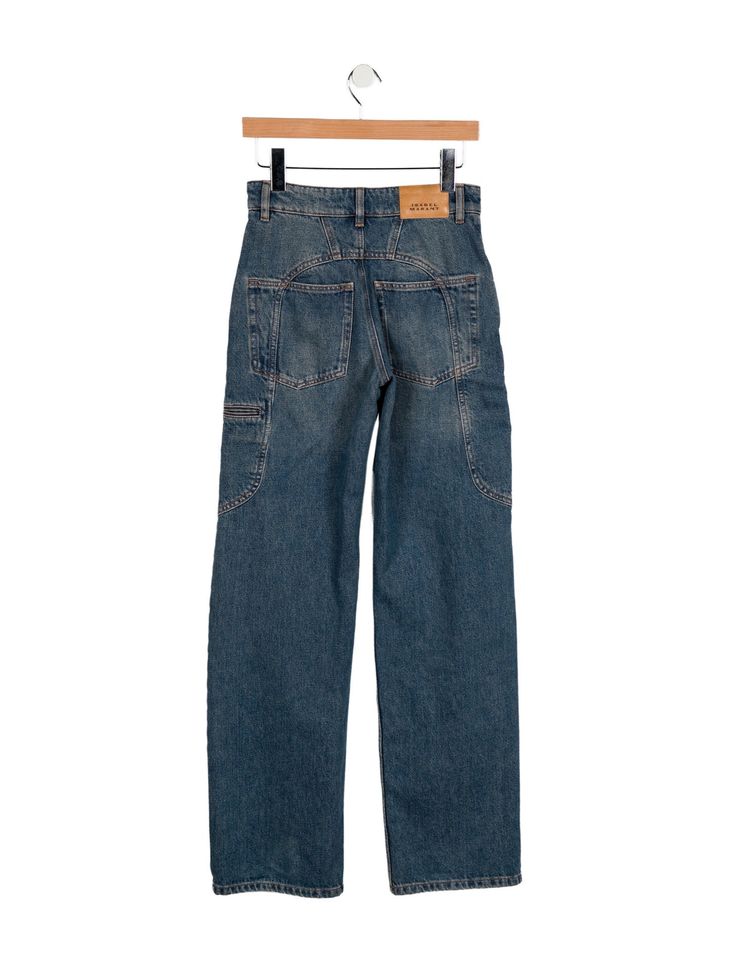 Isabel Marant Mid-Rise Wide Leg Jeans