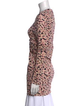 Isabel Marant Animal Print V-Neck Tunic