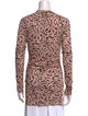 Isabel Marant Animal Print V-Neck Tunic