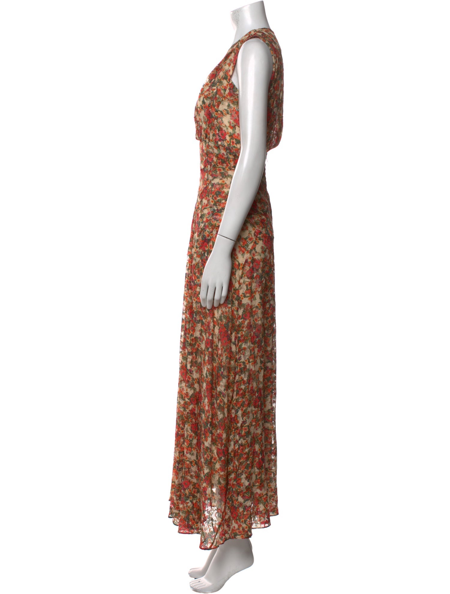 Isabel Marant Floral Print Long Dress
