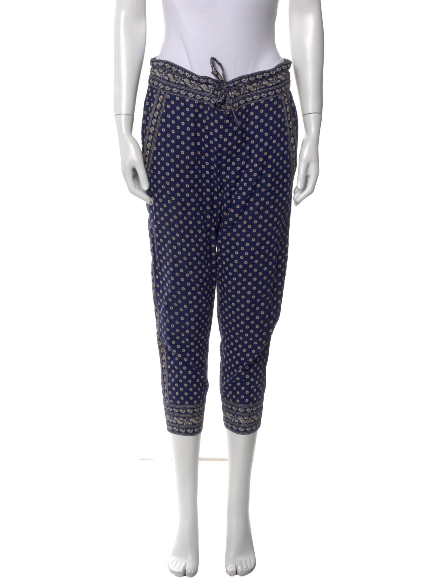 Isabel Marant Printed Straight Leg Pants