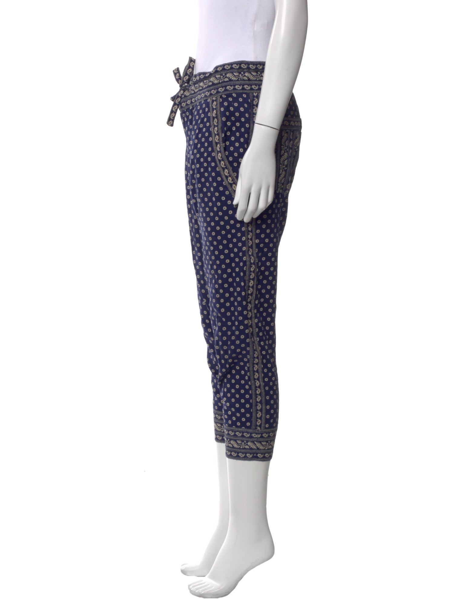 Isabel Marant Printed Straight Leg Pants