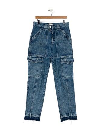 Isabel Marant High-Rise Straight Leg Jeans