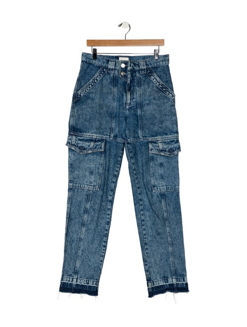 Isabel Marant High-Rise Straight Leg Jeans