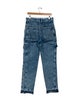 Isabel Marant High-Rise Straight Leg Jeans