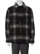 Isabel Marant Wool Plaid Print Peacoat