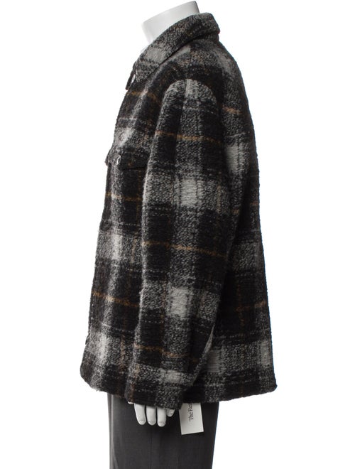 Isabel Marant Wool Plaid Print Peacoat