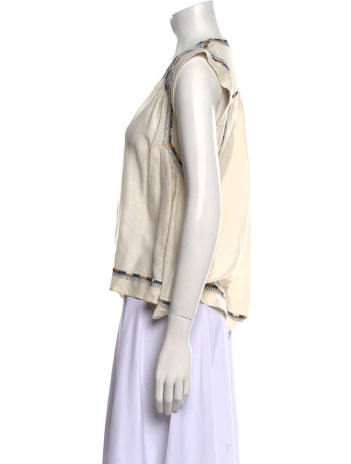 Isabel Marant Silk Scoop Neck Blouse