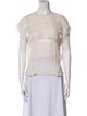 Isabel Marant Crew Neck Short Sleeve Blouse