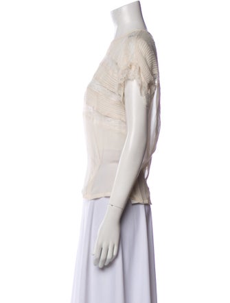 Isabel Marant Crew Neck Short Sleeve Blouse